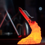 RocketLite 3D Space Shuttle Lamp