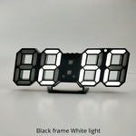 3D LED Digital Wall Clock