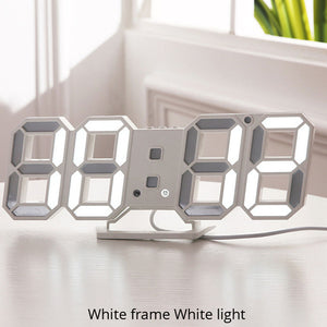 3D LED Digital Wall Clock