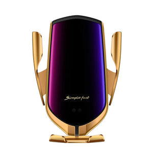 Automatic Clamping Wireless Fast Car Charger