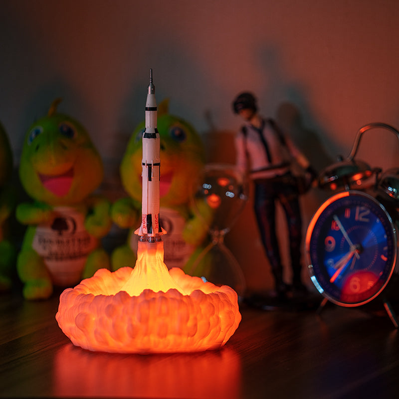 RocketLite 3D Space Shuttle Lamp