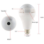 360° Panoramic Camera Light Bulb