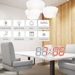 3D LED Digital Wall Clock