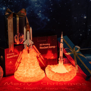 RocketLite 3D Space Shuttle Lamp