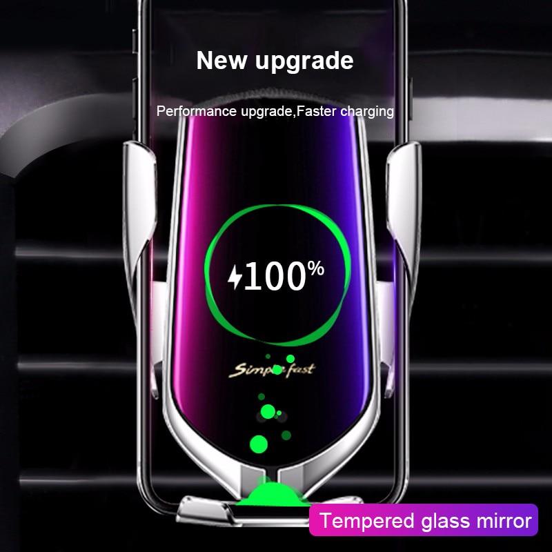 Automatic Clamping Wireless Fast Car Charger